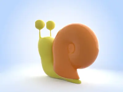 Snail 3D model purchase