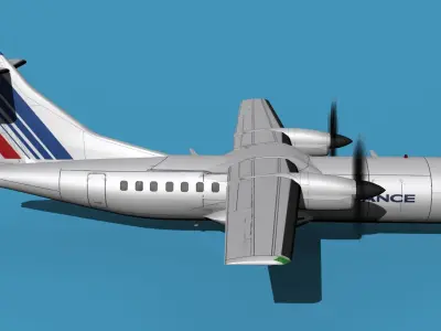 ATR-42-320 Air France 3D model