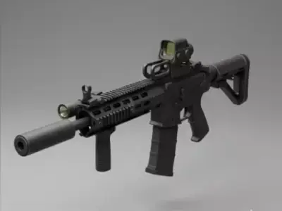 3d model assaultrifle 3D model