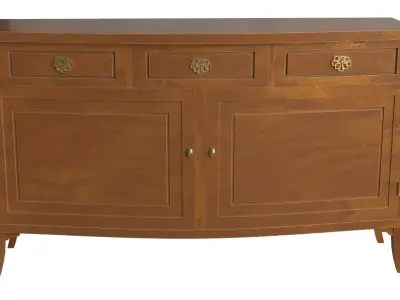 Andromeda sideboard Low-poly 3D model