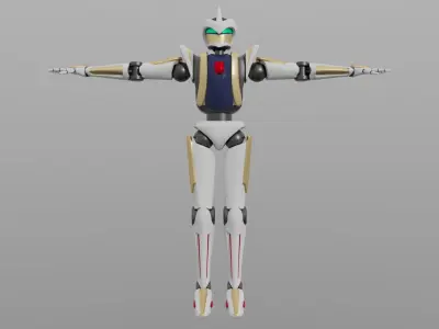 Original Combat Robot Free low-poly 3D model