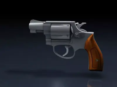 Revolver model 3D model