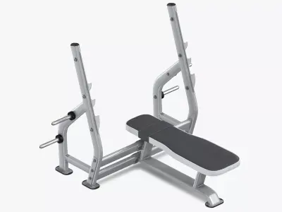 Flat Press Bench 01 3D model