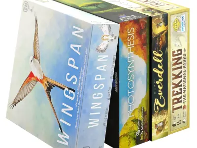 Board Games Pack 2 3D model