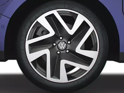 VW ID Buzz  2023 wheel 3D model