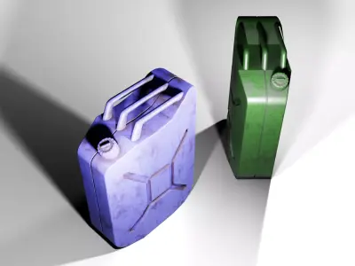 Realistic Gas Container 3D Model-Low-Poly Game-Ready PBR Low-poly 3D model