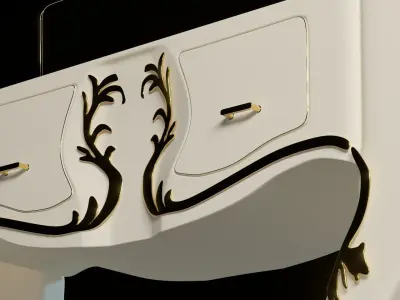 Fork Ad competition - Fork Coffin or Drawer Display piece 3D model