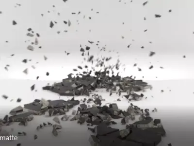 Bomb Crack Ground SPoint 01 Matte Low-poly 3D model