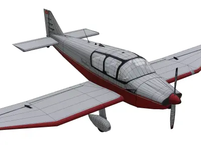 Robin DR-221 Dauphin Low-poly 3D model purchase
