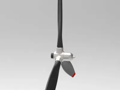Propeller 3d model Free low-poly 3D model