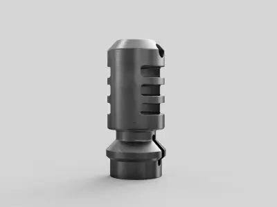 Muzzle brake rif 3D model