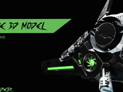 Sci fi Blade 3D model