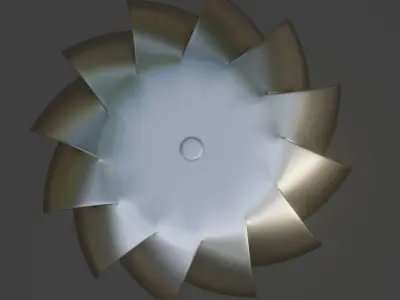 Cartoon Eolic Exhaustor 3D model