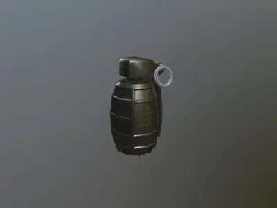 DM-51 Hand Grenade Low-poly 3D model
