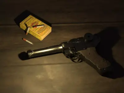 Luger P08 3D model