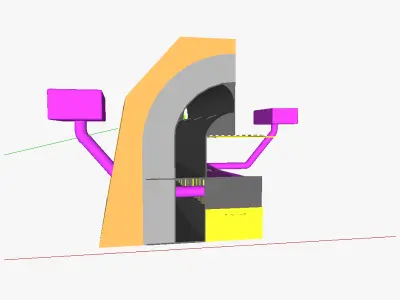 AT incinerator 3D model