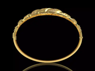 Art Deco Bracelet 45 3D print model