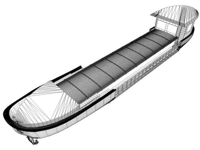 boat 3D model 3D model purchase