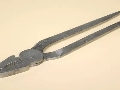 hardware-tools vise hardware Low-poly 3D model