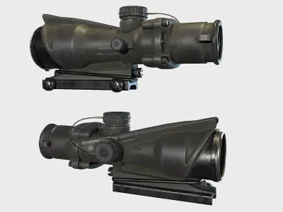 Optical Scope 7 Low-poly 3D model