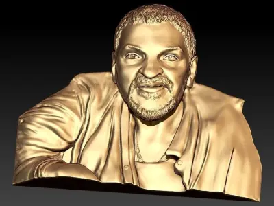laddi sai Portrait Pendant 3D print model
