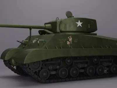 M4 Sherman 3D model purchase