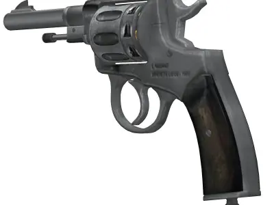 Nagant M1895 3D model