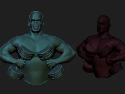 bodybuilder2 3D print model