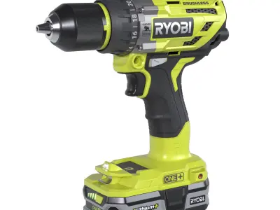 Ryobi R18PD7-0 3D model