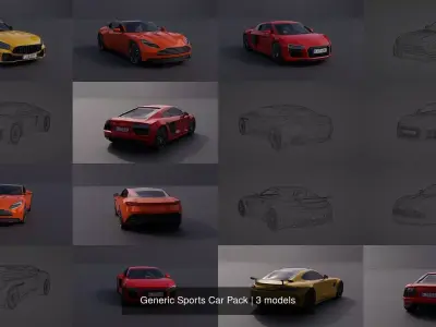 Generic Sports Car Pack by PieEntertainment