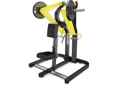 Technogym - Plate Loaded - Low Row 3D model