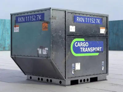 Airport Cargo Container 3D model