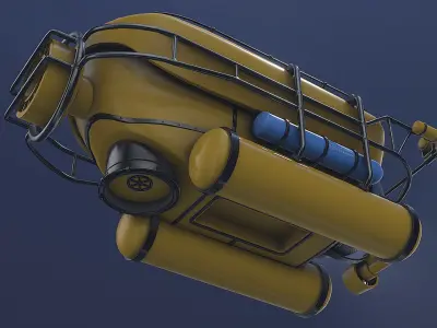Yellow Submarine 3D model buy