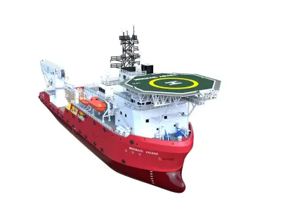 MERMAID ASIANA BOAT 3D model