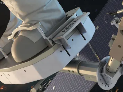 Aerospace Foot Restraint Platform 3D model