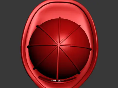 Fireman helmet 3D model