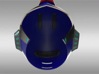 Casco Megaman X 3D print model