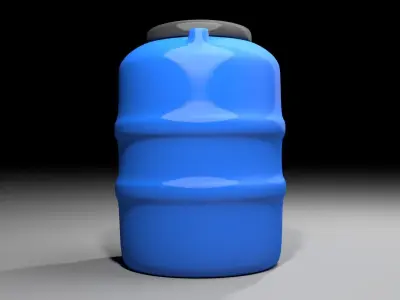 Plastic Water Tank 3 3D model