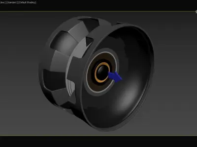 2 Speakers Sharing a Single Magnet - Concept 3D model