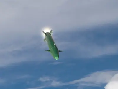 Iranian Khalij Fars Cruise Missile 3D model