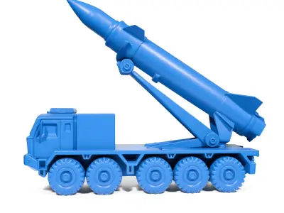 Rocket launcher 3D print model