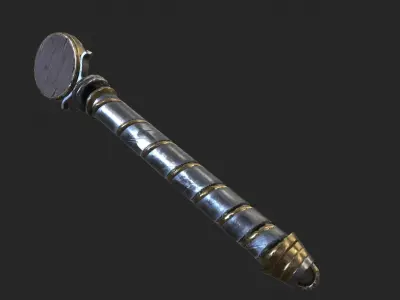 Fantasy Stylish- Wand of Forsaken Low-poly 3D model