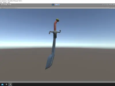 Saber sword Low-poly 3D model purchase