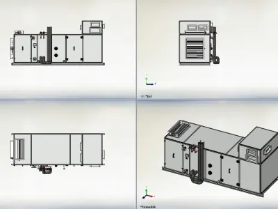 Air Handling Unit 3D model purchase