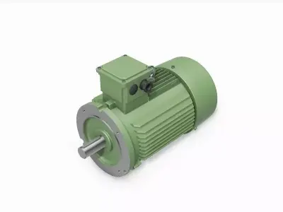 132S B14b IEC electric motor - 3D CAD model 3D model