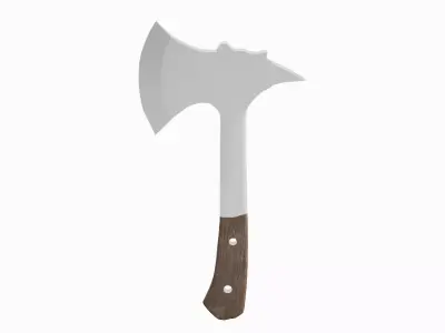 Survival Iron Axe 02 Low-poly 3D model