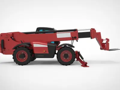 Telehandler forklift  3D model