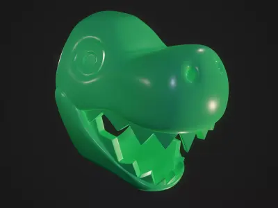 HALLOWEEN MASK 2023 COLLECTION-DUBIOUS DINO 3D print model