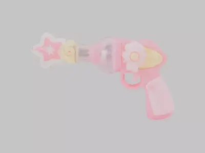 Star Wand Blaster Low-poly 3D model