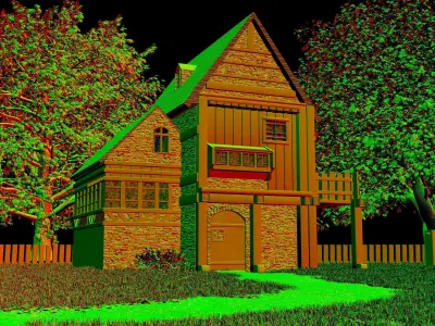 house model medieval 3D model